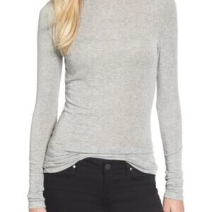 Chelsea28 Layering Turtleneck Pullover Sweater Gray Size XL Long Sleeve NEW